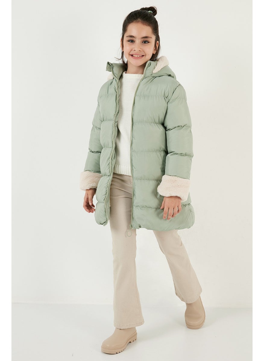 Soft Lined Hooded Puffer Coat Girl's Coat 5761981