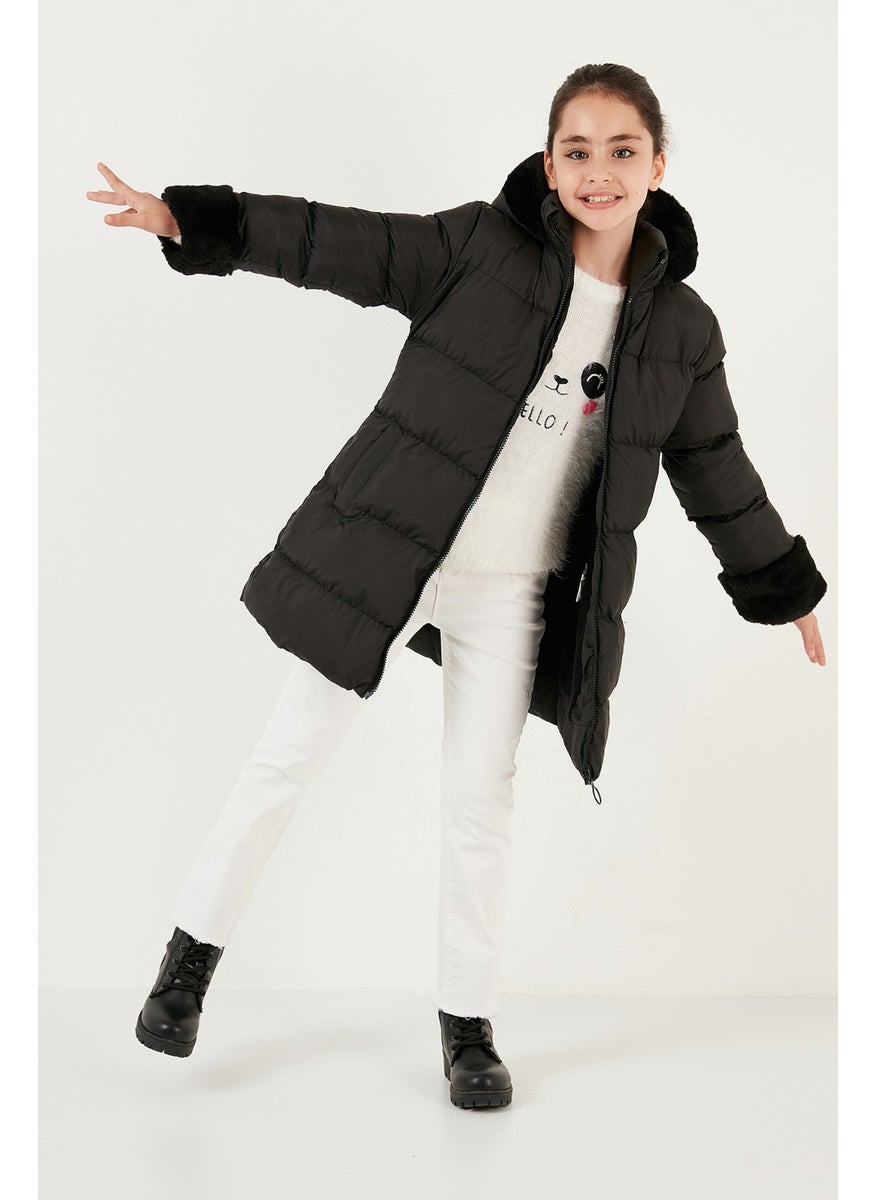 Soft Lined Hooded Puffer Coat Girl's Coat 5761981