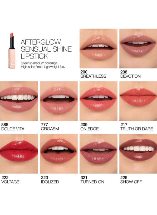 Afterglow Sensual Shine Lipstick ON EDGE