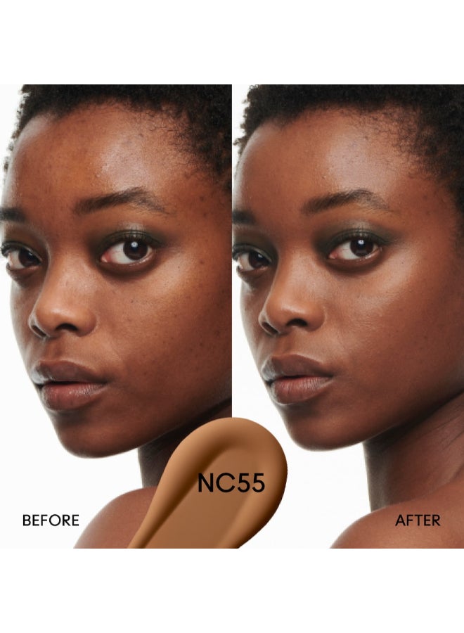 studio radiance high coverage serum foundation nc55 Beige