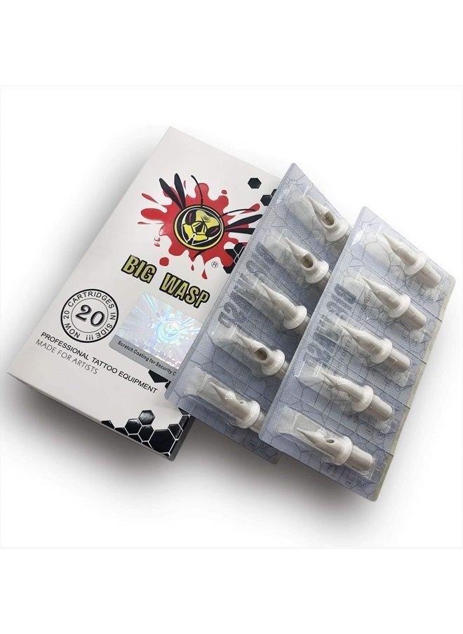 Professional Disposable 1005RL Tattoo Needle Cartridge #10 Bugpin 5 Round Liner (5RL) 20Pcs