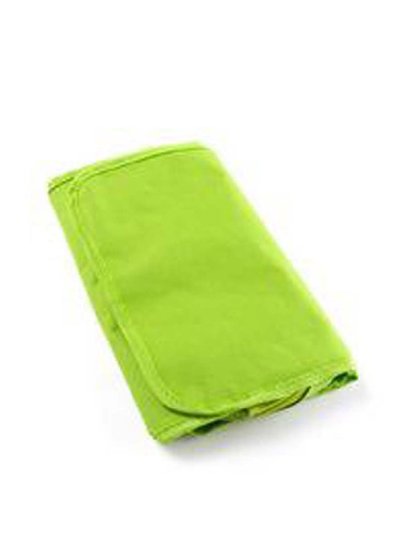 Waterproof Spacious Portable Travel Storage Bags Multiple Pockets Large Capacity Folding Toiletry Bags Organizer Outdoor/Home Makeup Cosmetic Bags with Flexible Hanging Hook (Green)