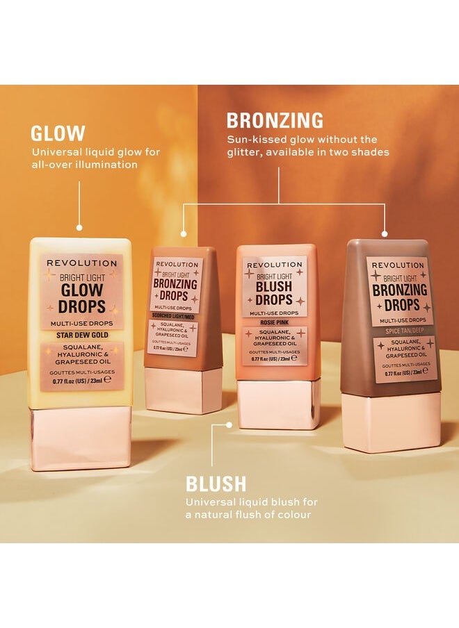 Revolution Bright Light Bronzing Drops Deep Bronze Summer Spice