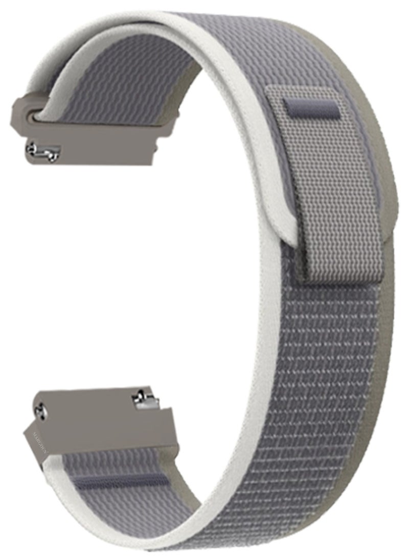 ( for Nothing Watch Pro ) Trail Loop Band, Braided Elastic Weave Sport Strap, Nylon Sport Loop Bands for Men Women Grey