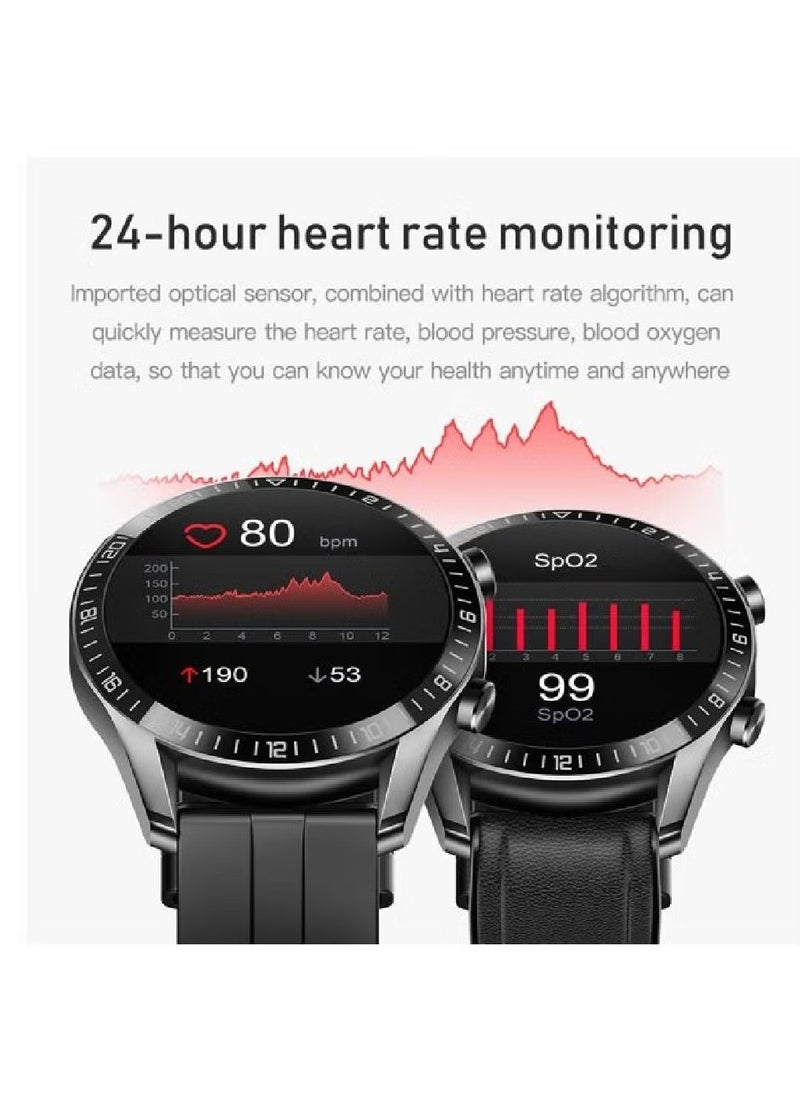 Smart Watch Bluetooth Voice Call HD Full Touching Screen Fitness Trackers with Smart Reminder Heart Rate Sleep Monitor IP67 Waterproof Fitness Watch