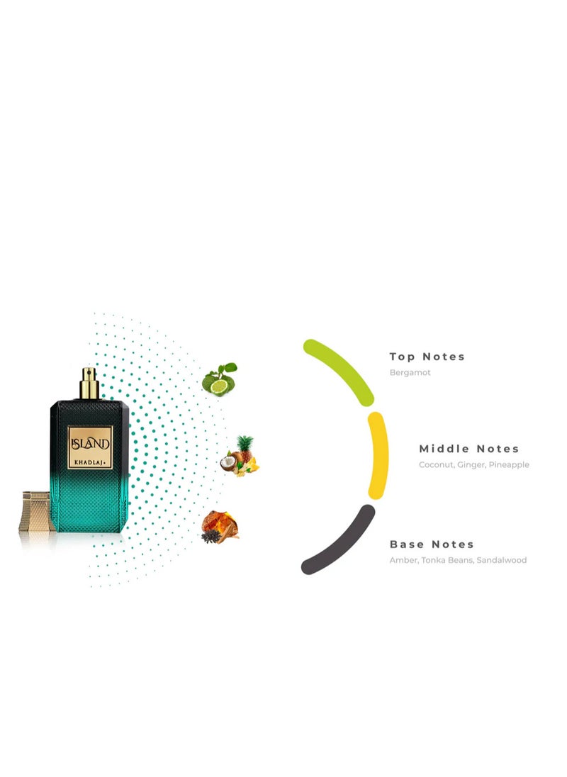 KHADLAJ ISLAND 100 ML EXTRAIT DE PARFUM SPRAY