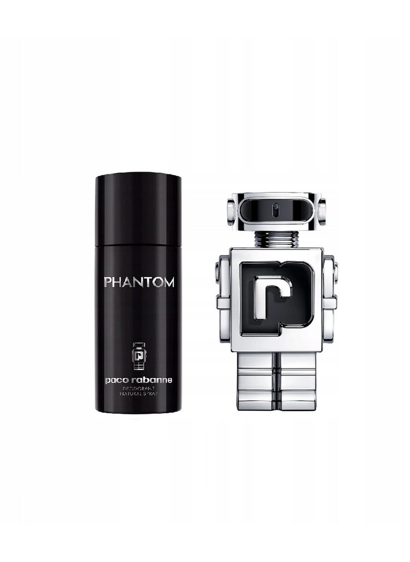 Paco Rabanne Phantom Eau De Toilette 100ML Set For Men