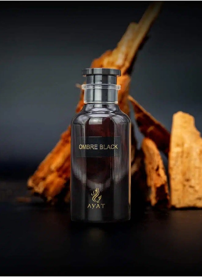 Ayat Perfumes LV Series Ombre Black – Eau de Parfum 100ml | Bold Oriental Woody Unisex Perfume – Long Lasting Luxury Arabian EDP Made in Dubai