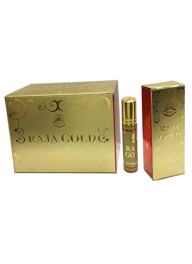 6-Piece Gold Attar Concentrated Perfume Oil 8ml