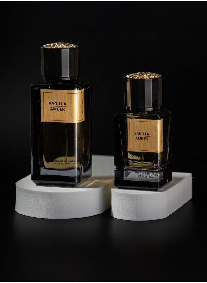 True Essence Vanilla Amber Royal Collection - Unisex Eau De Parfum Long-Lasting Perfume For Her and Him - 50ml 1.7 oz