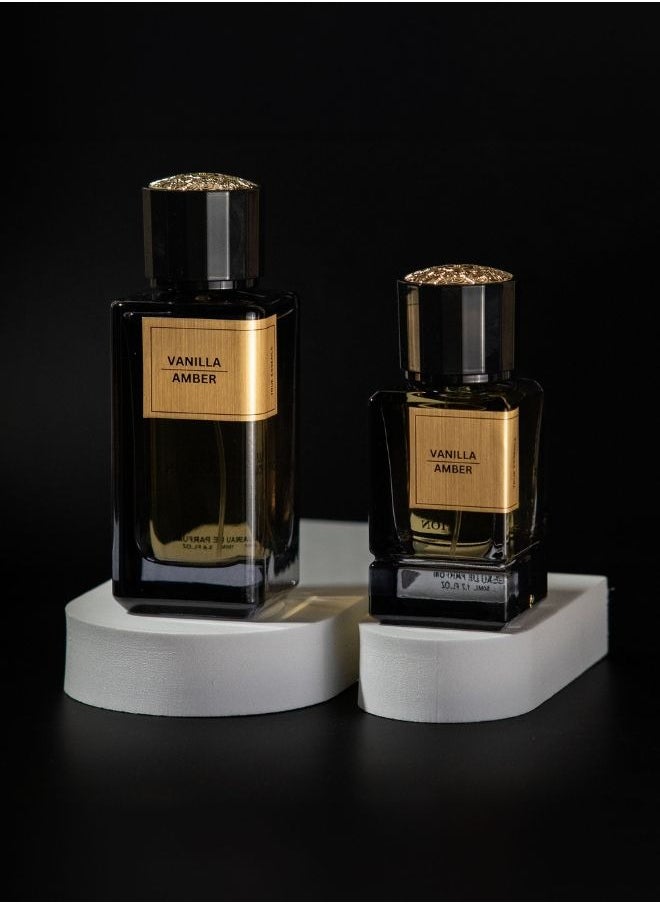 True Essence Vanilla Amber Royal Collection - Unisex Eau De Parfum Long-Lasting Perfume For Her and Him - 100ml 3.34 oz