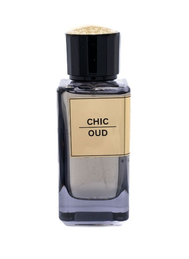 True Essence Chic Oud - Royal Collection Unisex Eau De Parfum Long-Lasting Perfume For Her and Him Original Scent - 100ml 3.34 oz