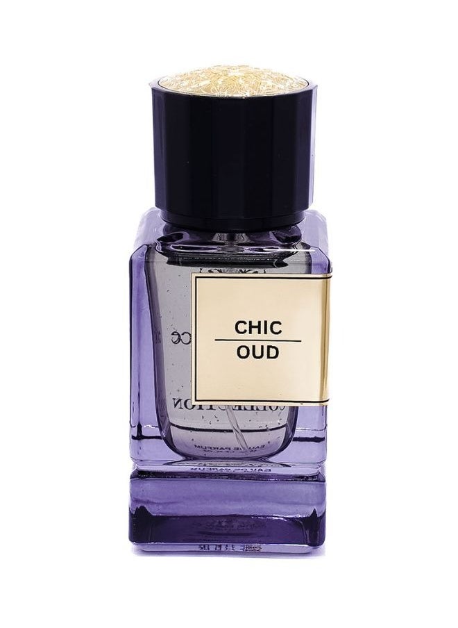 True Essence Chic Oud - Royal Collection Unisex Eau De Parfum Long-Lasting Perfume For Her and Him Original Scent - 50ml 1.7 oz