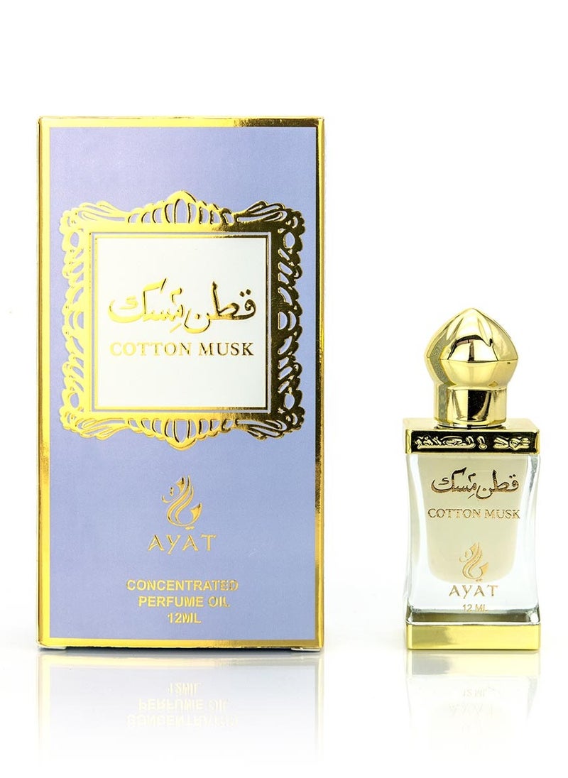 Cotton Musk Perfumed Oil – Ayat Perfumes – 12 ml