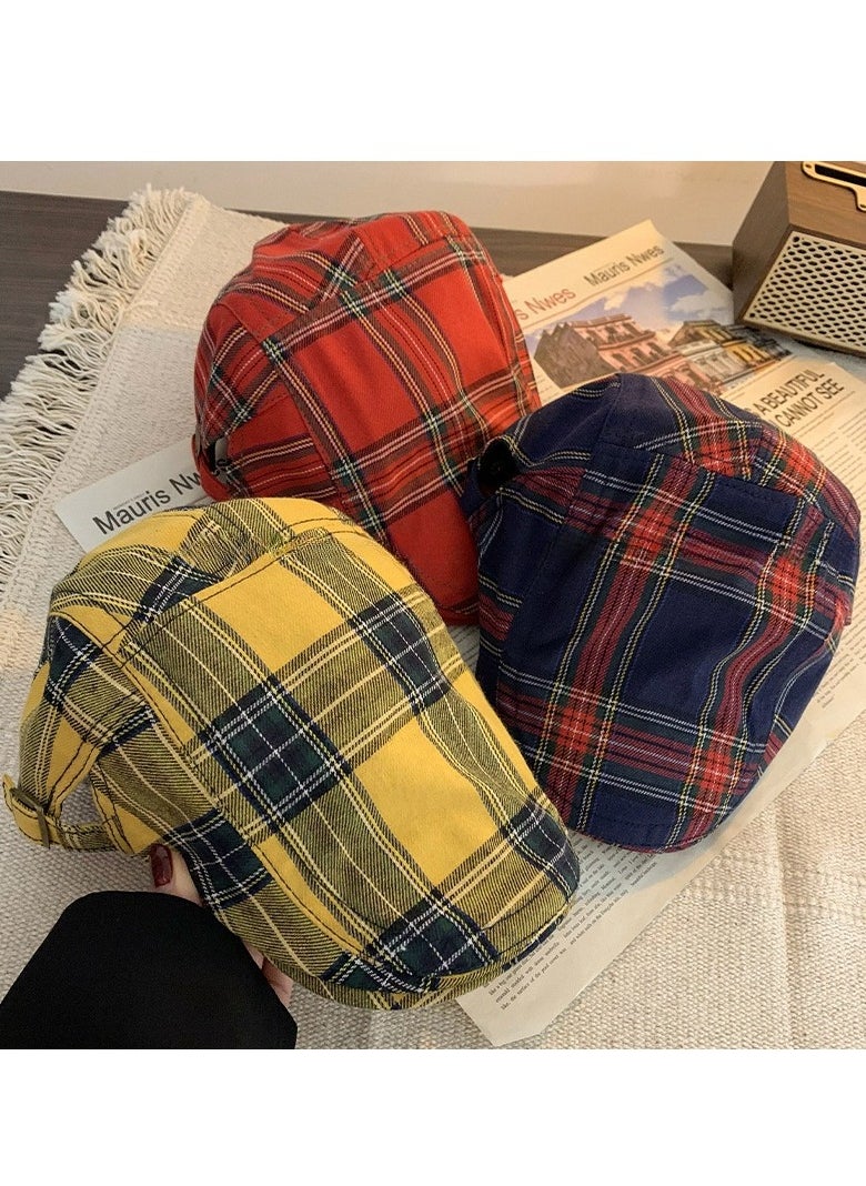 Women's Plaid Forward Hat