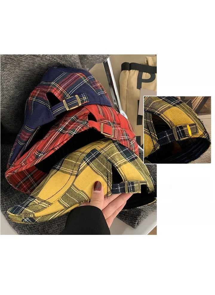 Women's Plaid Forward Hat