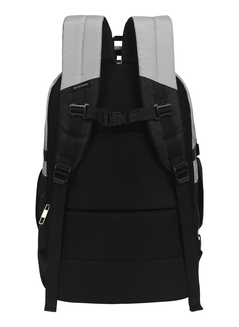 TRAIL BLAZER GREY AND BLACK 19 INCH BACKPACK WITH LAPTOP COMPARTMENT