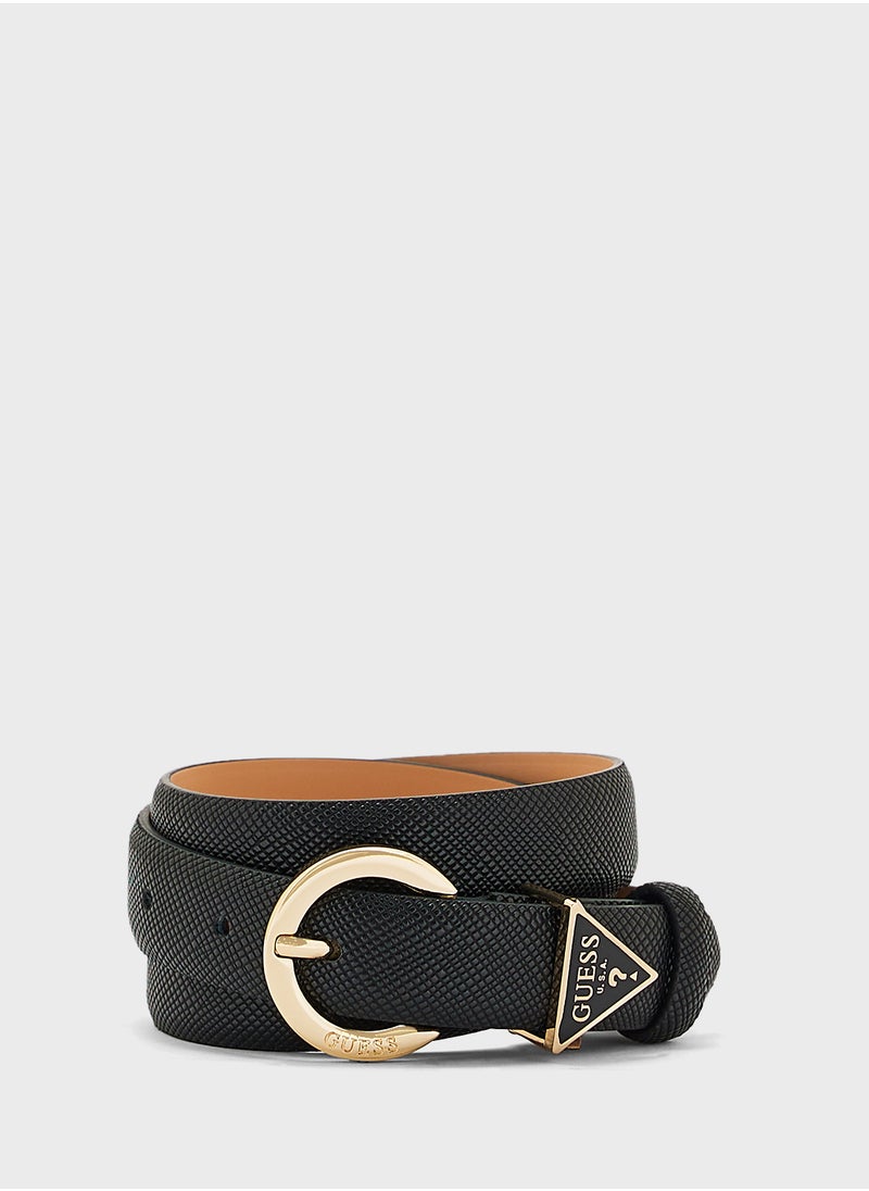 Noelle Allocated Hole Buckle Belt