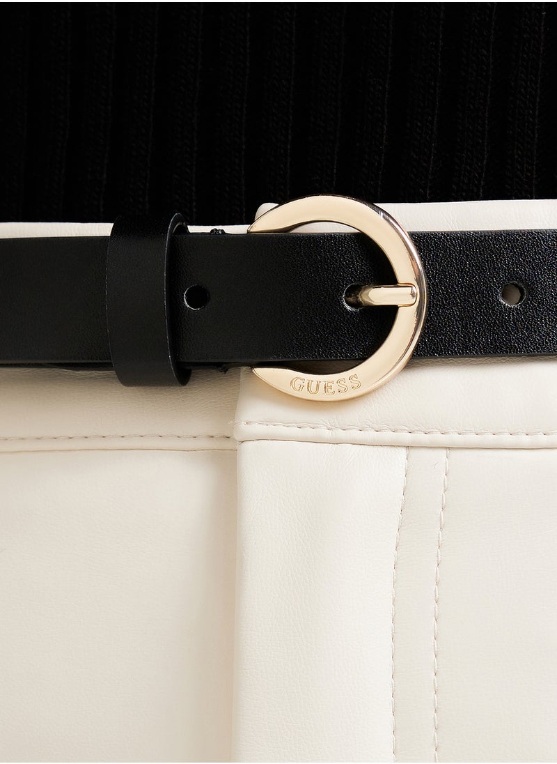 Logo Detailed Allocated Hole   Belt