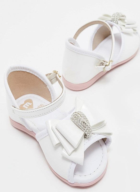 MOLEKINHA Sandals For Infant Girls, White