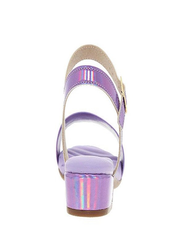 MOLEKINHA Sandals with Back strap For Junior Girls, Lilac