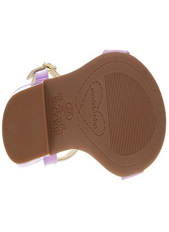 MOLEKINHA Sandals with Back strap For Junior Girls, Lilac