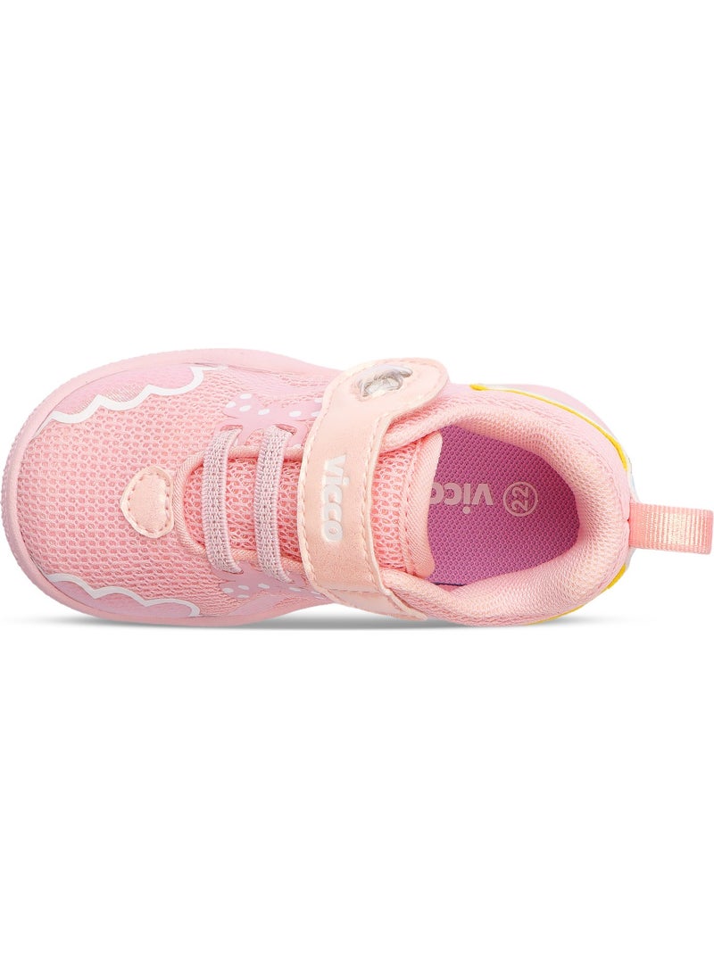 Sia Light Girls First Step Pink Casual Shoes