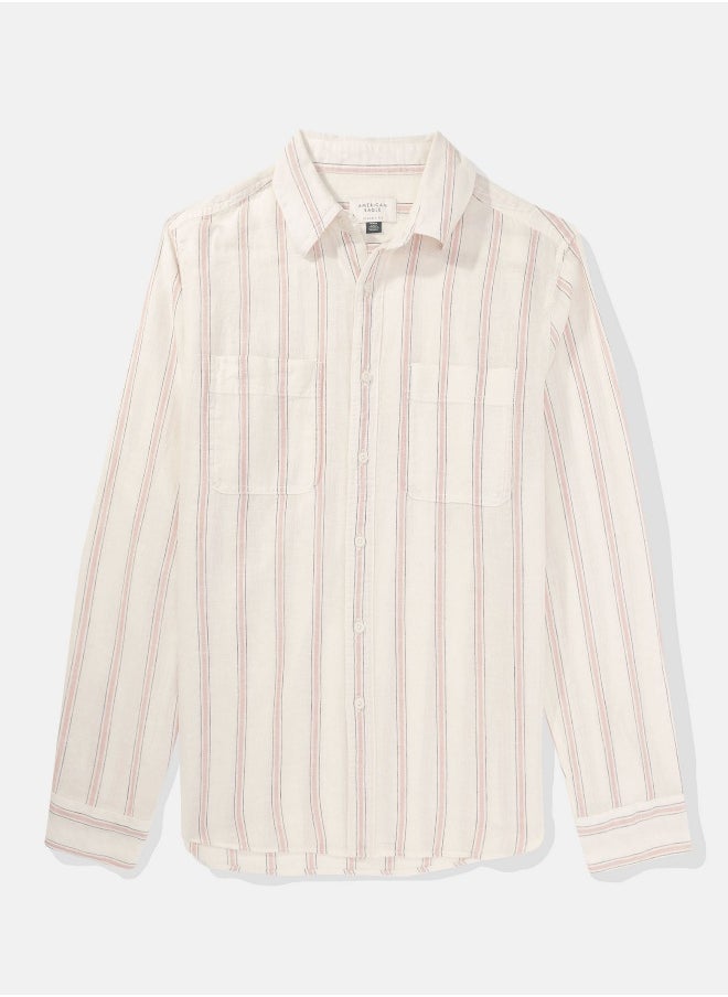 AE Linen Button-Up Shirt