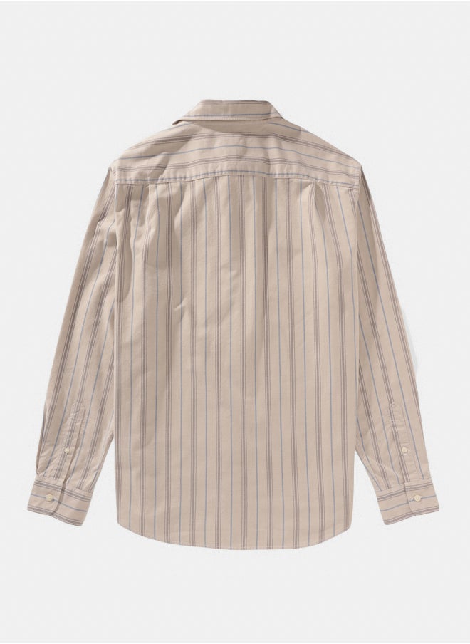 AE Striped Everyday Oxford Button-Up Shirt