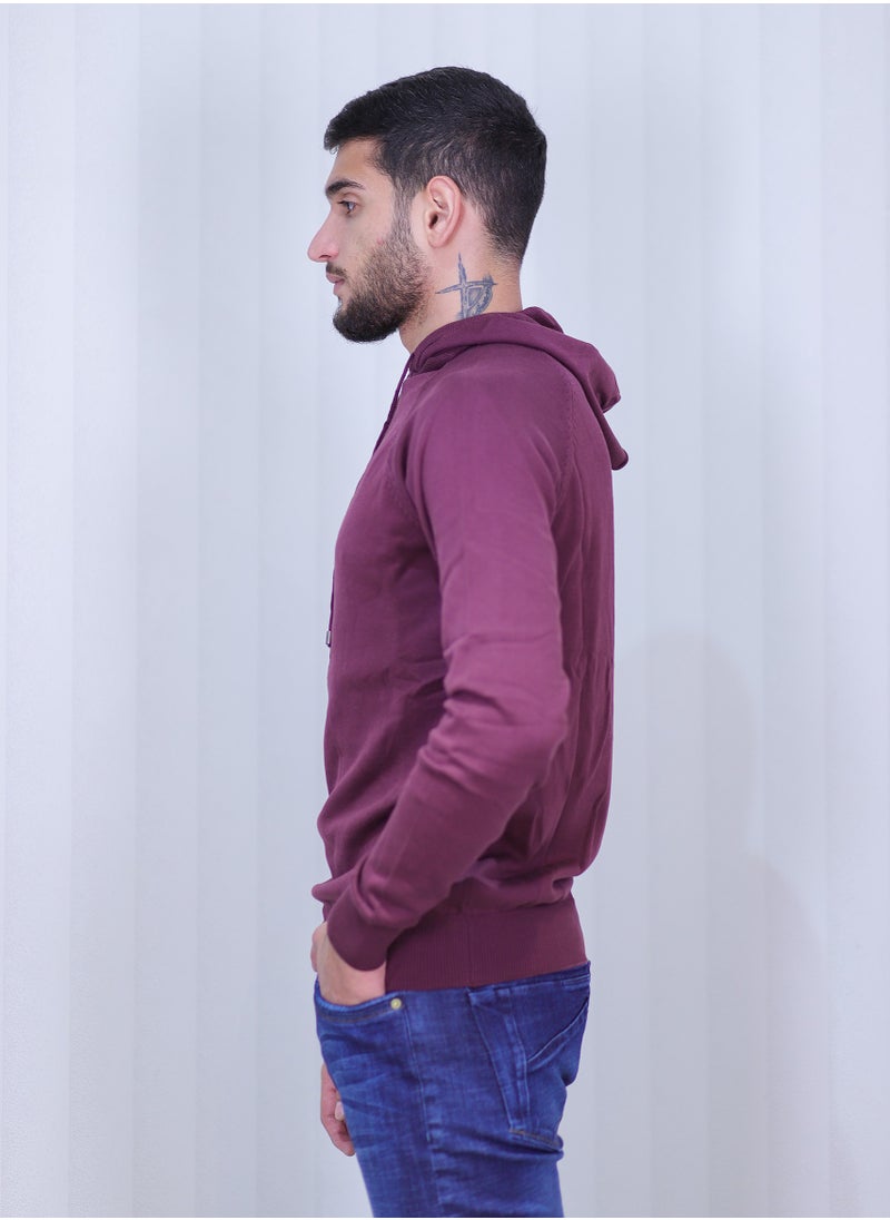 Men's Regular Fit Cotton Pullover Hoodie