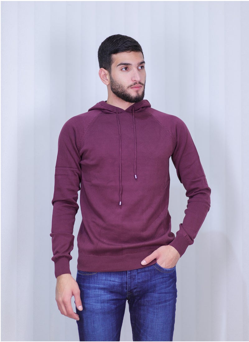 Men's Regular Fit Cotton Pullover Hoodie