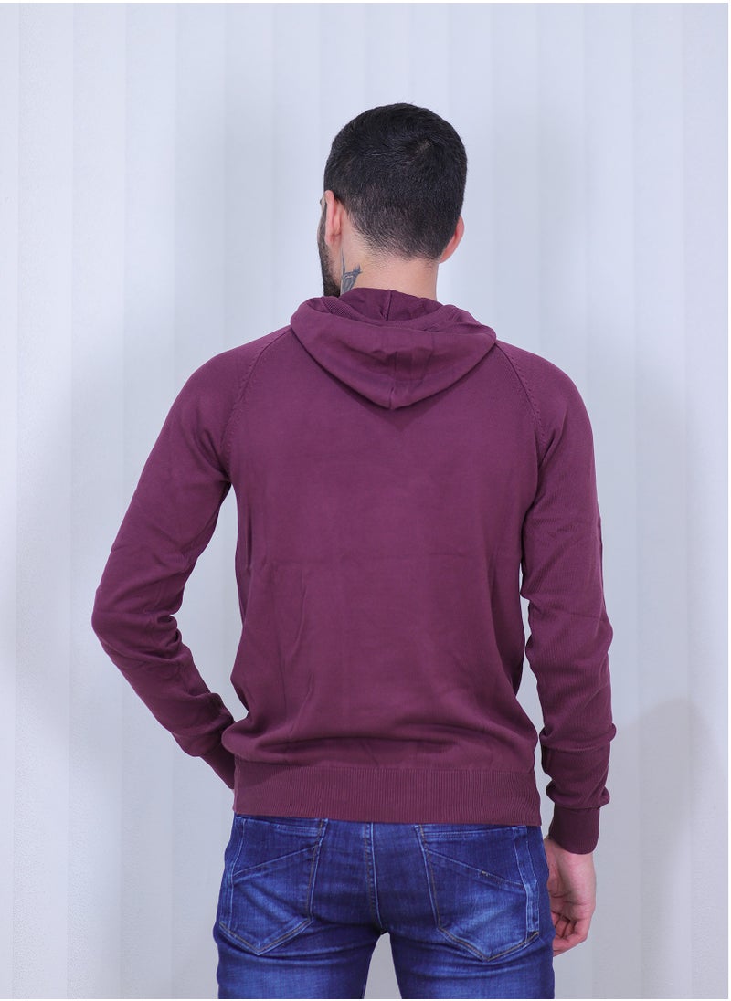 Men's Regular Fit Cotton Pullover Hoodie