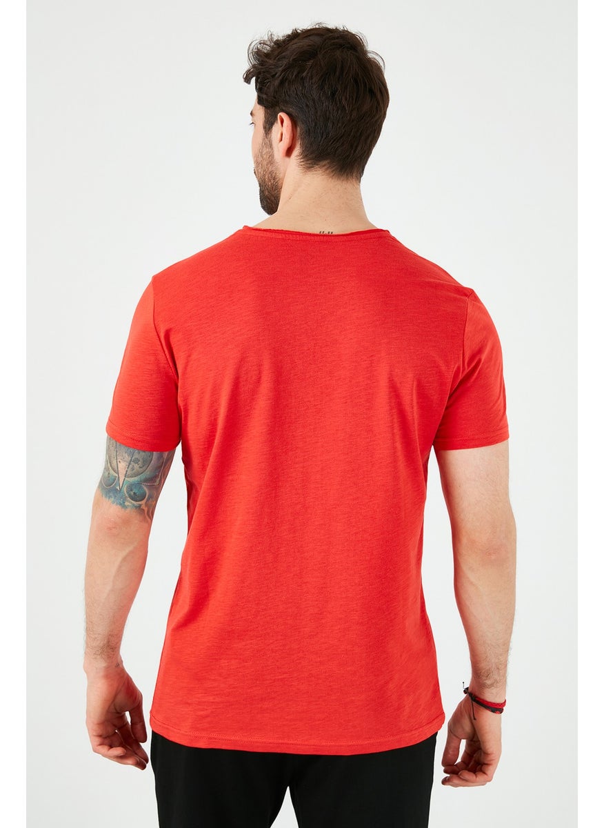 100% Cotton Crew Neck Pocket T Shirt Men's T Shirt 5902000