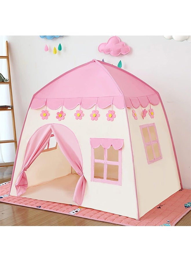 Pink Kids Play Tent for Girls Princess Play Tent Indoor Kid's Room Outdoor