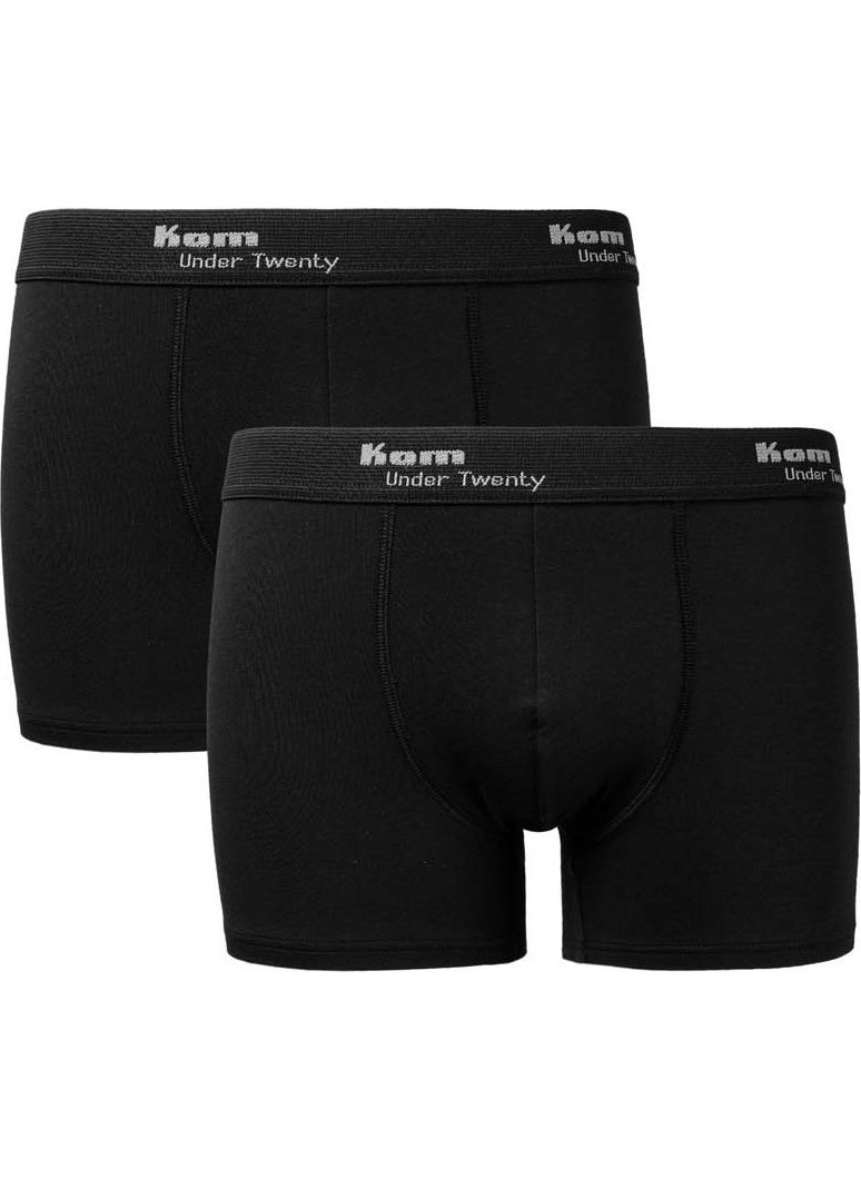 Men's Tight 2 Boxer Black 44BX10191