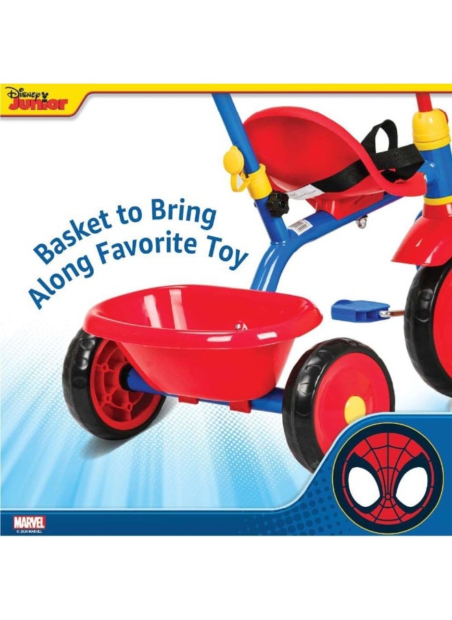 Marvel Spider-Man Trike With Pushbar