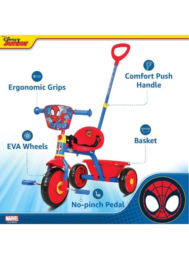 Marvel Spider-Man Trike With Pushbar