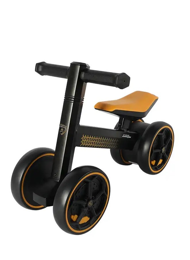 Lamborghini Balance Bike 4 Wheels - Yellow