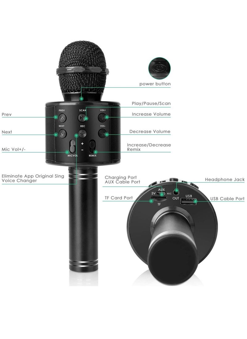 Wireless Bluetooth Handheld All-in-One Microphone