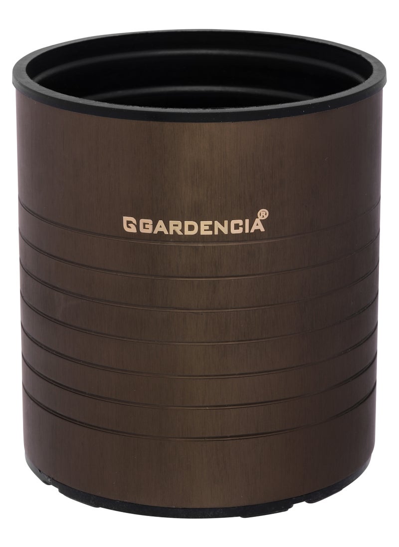 Metal Pot for Plants - Mocha Color