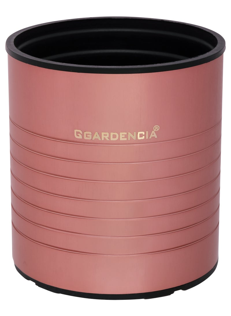 Indoor Plant Pot Metal - Rose Gold Color