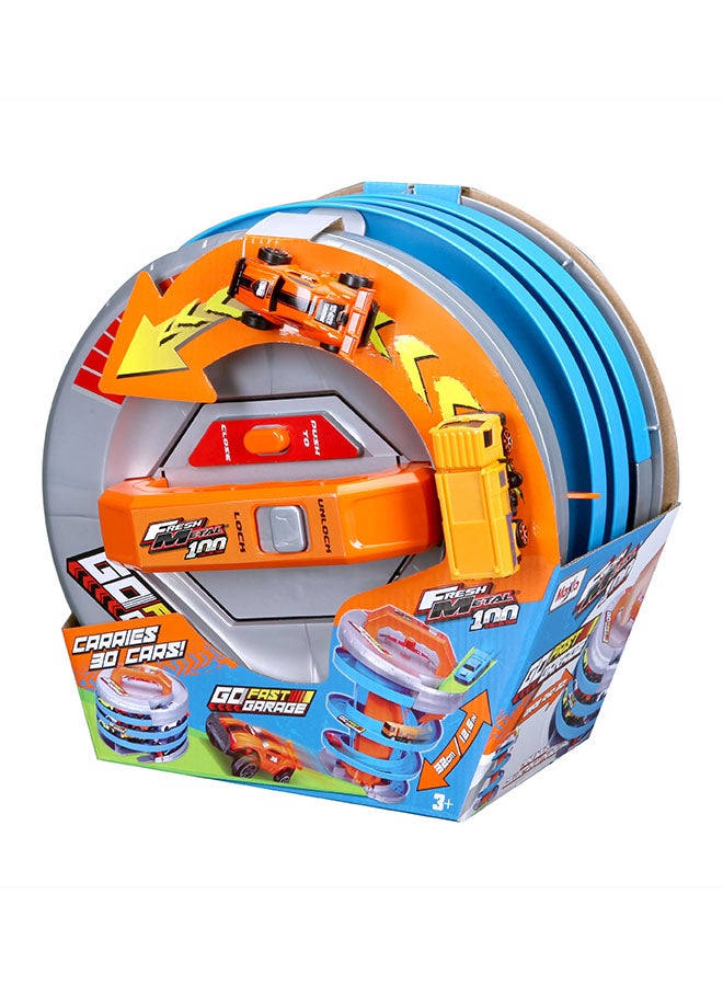 Fresh Metal Go Fast Garage Vehicle Playset