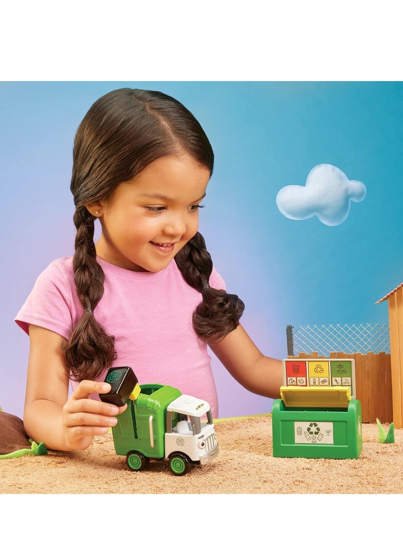 Little Tikes Let's Go Cozy Coup Garbage Truck Playset