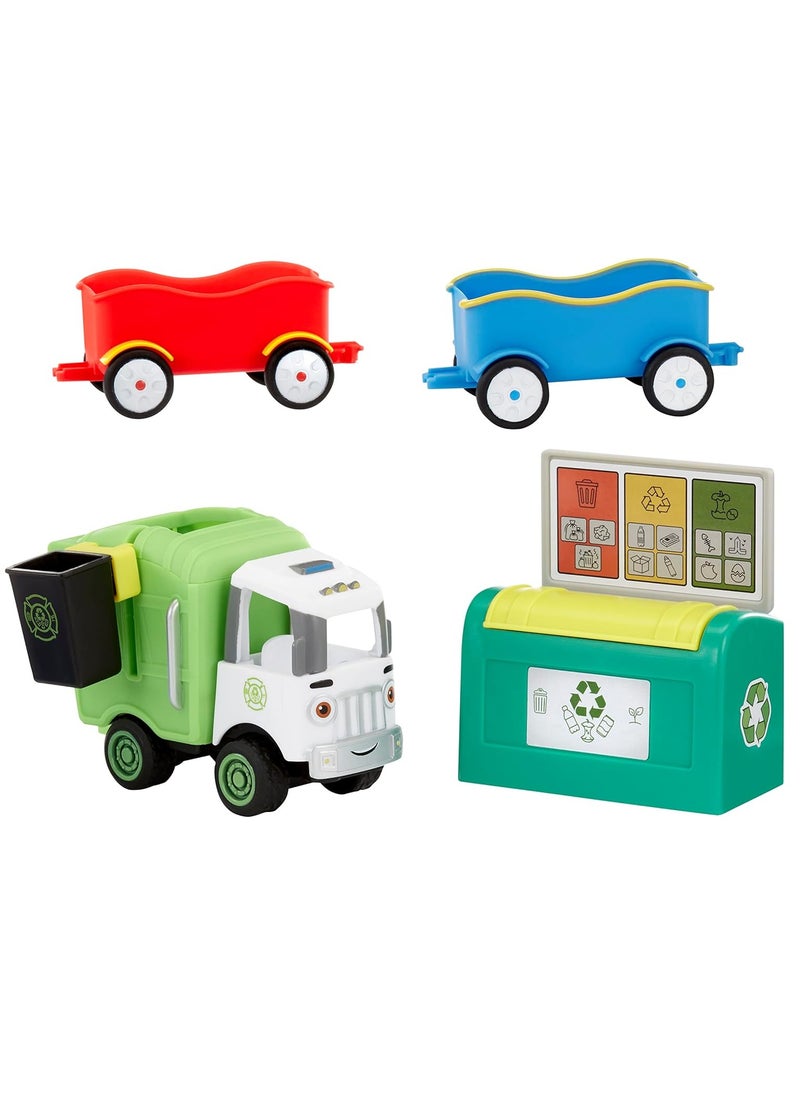 Little Tikes Let's Go Cozy Coup Garbage Truck Playset