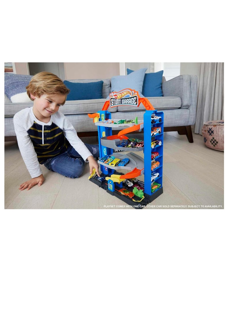 City Stunt Garage Play Set Gift Idea for Ages 3 to 8 years