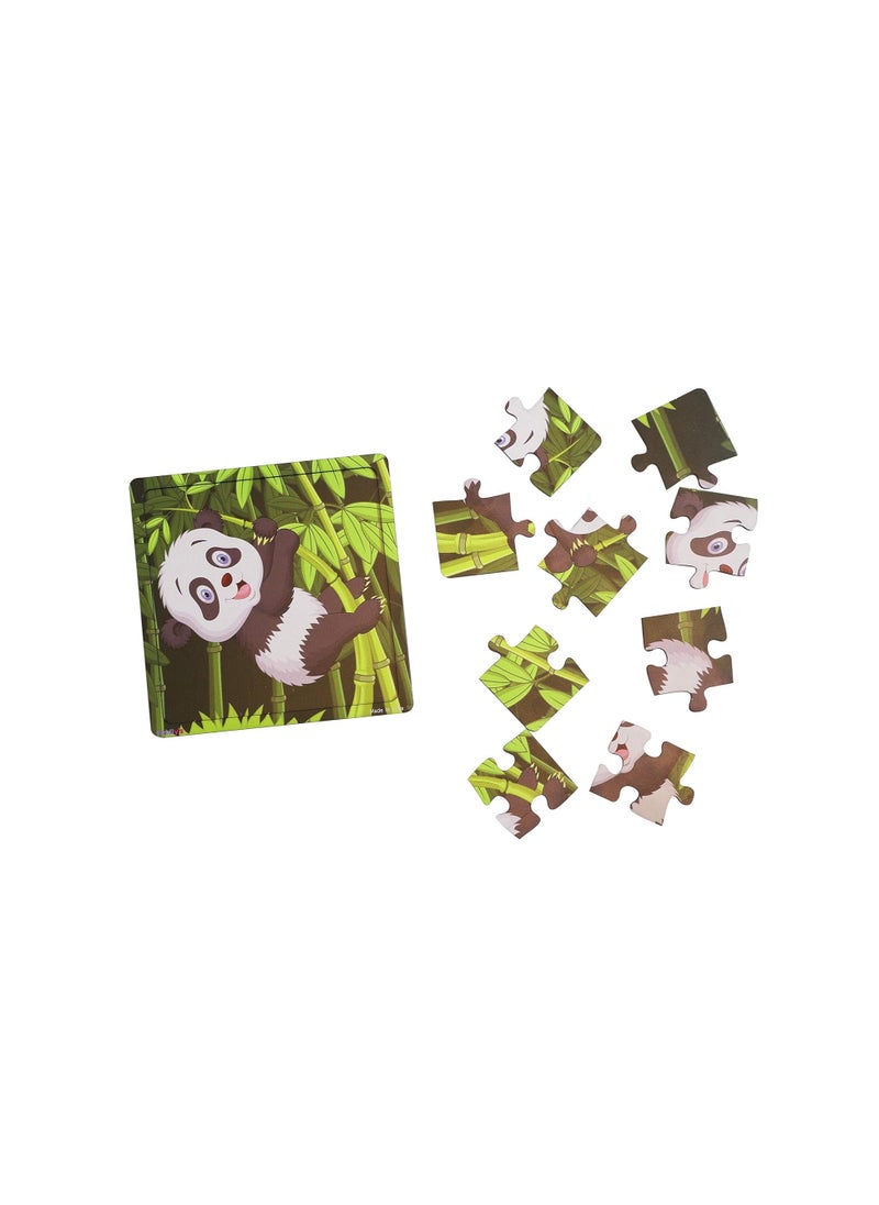 Fiddlys Wooden Paperless Jigsaw Puzzle for Children - Pack of 3-9 Pieces