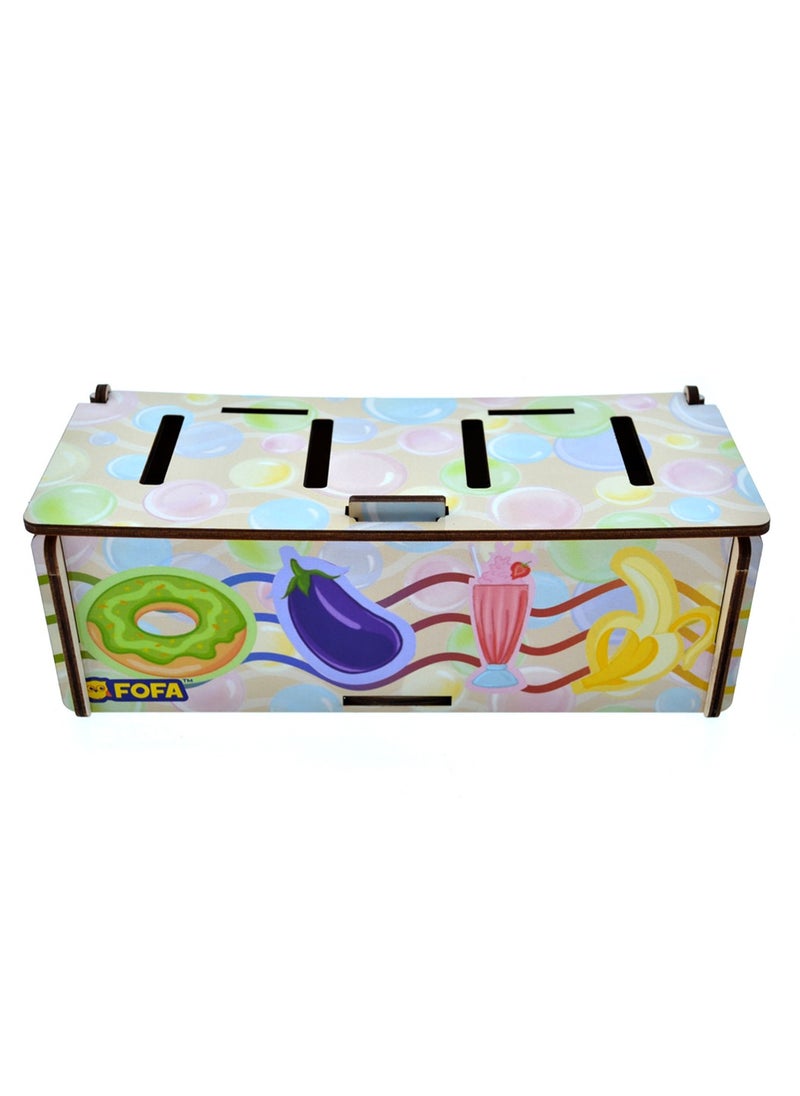 FOFA Wooden Educational game - Sorter -Colours and product