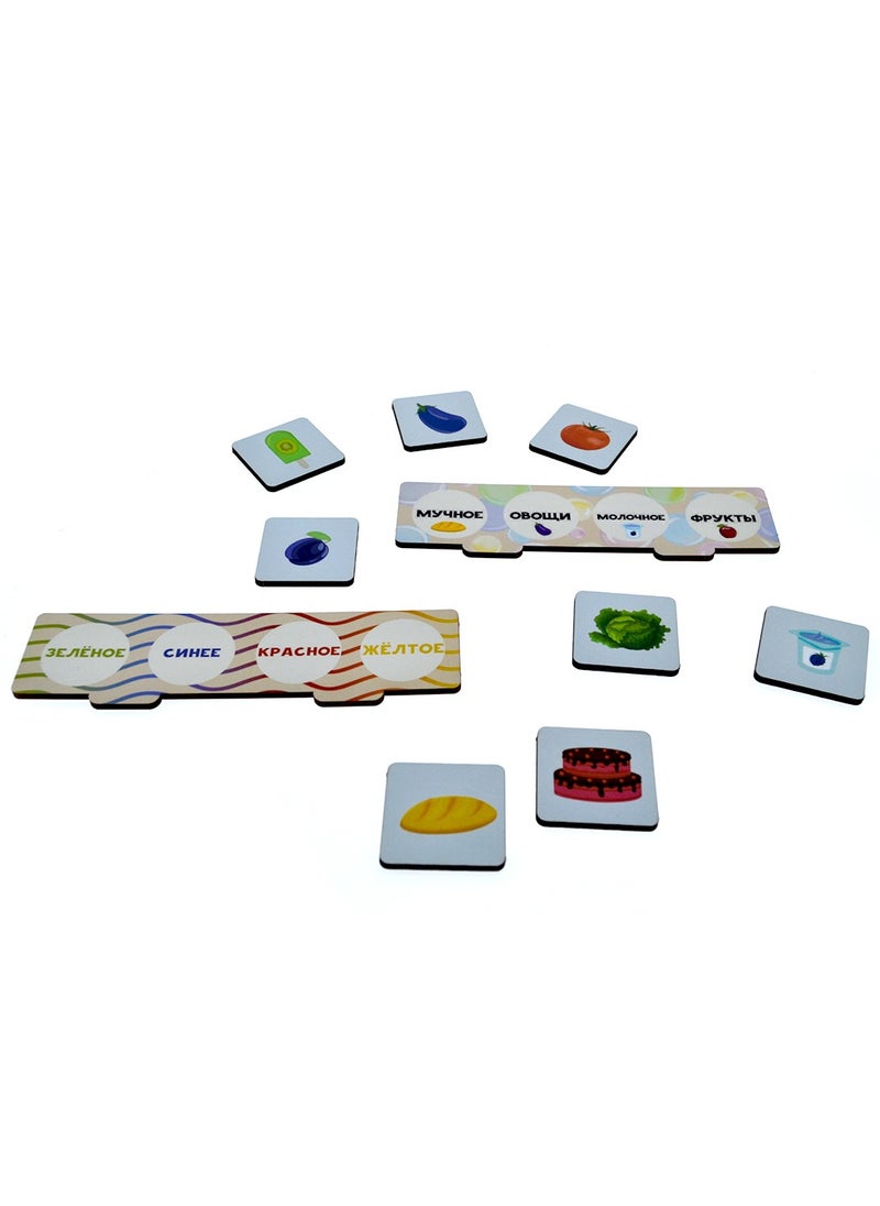 FOFA Wooden Educational game - Sorter -Colours and product