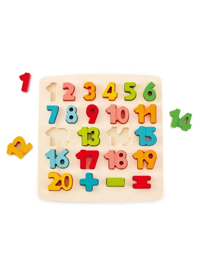 Hape Chunky Number Math Puzzle (24 Pieces)