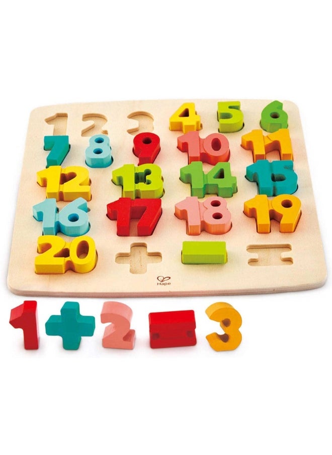 Hape Chunky Number Math Puzzle (24 Pieces)